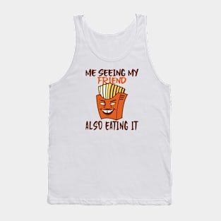 Funny French fries gag gift Tank Top